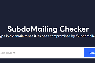 TuesdayTool 13: GuardioLabs SubdoMailing Checker