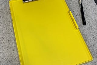 Clipboards and control — the role of stationery in authority