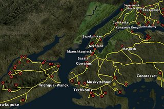 Visualizing the Lenape Habitation Sites