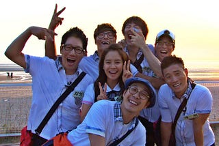 Members of South Korean variety show Running Man