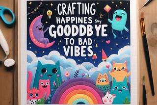 “Crafting Happiness: Say a Big Goodbye to Bad Vibes”