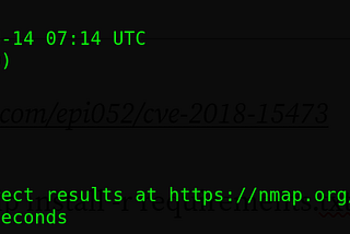 CVE 2018–15473 SSH username enumeration