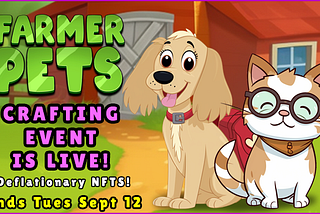 Farmer Pets Crafting Events!