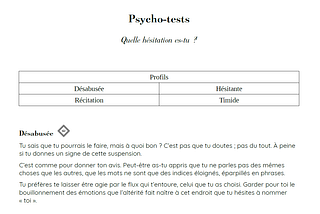 Quelle hésitation es-tu ?