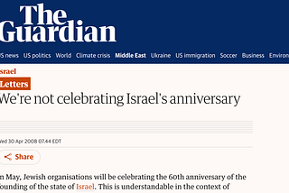 On not celebrating Israel’s Independence Day
