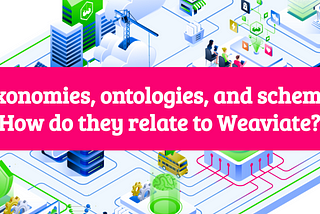Taxonomies, ontologies, and schemas. How do they relate to Weaviate?