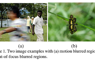 【閱讀論文】 Image Partial Blur Detection and Classification 模糊區域偵測與模糊分類