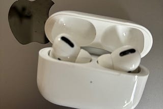 The author’s photo of my machine washed AirPods Pro