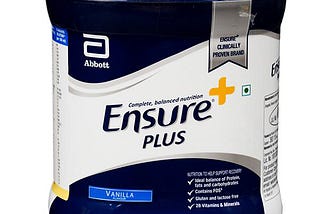 Ensure Complete Balanced Nutrition Vanilla Flavor — cureka