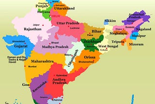 List of regions of India