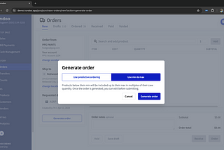 Optimizing Inventory Management with Min-Max Ordering on Rundoo