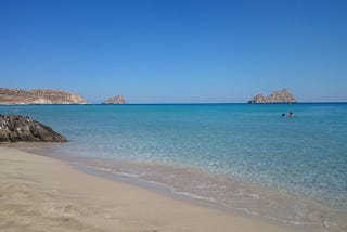 My Childhood Favourite Beach in East Crete — Xerokambos