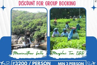 One Day Manjolai Tour Package — Sivasudar Travels