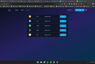 How to participate on “Bay Swap testnet”