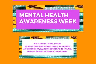 Mental health awareness week. UK 15 – 21 May 2023