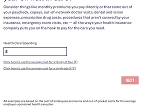 Small details make a big difference: Medicare For All Calculator