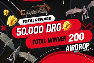 C-KingDom Airdrop on January 28, 2022: time to earn DRG