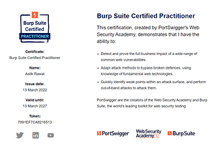My Review: Burp Suite Certified Practitioner!