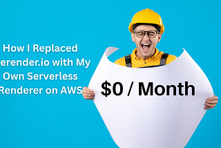How I Replaced Prerender.io with My Own Serverless Renderer on AWS For $0/Month