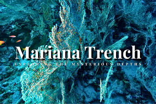 Mariana Trench: Exploring the Mysterious Depths