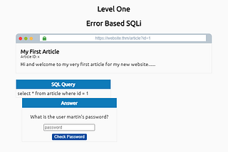 SQL Injection JR. Pentester -TryHackMe