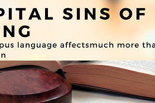 📚✨ Discover the 11 Deadly Sins of Legal Writing! 🚨📝: 5th Sin