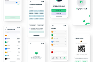 UX Case study for a decentralized exchange mobile wallet — Krypton
