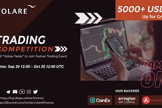 Become Tester and Join the VolareFinance Testnet Trading Competition