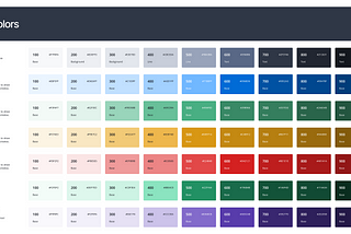 Color system example