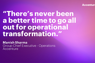 Why CEOs must aim high if they want future-ready operations