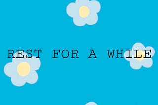 Rest does not refer to ‘laziness’ but at times it is essential for a better outlook, fruitful thinking, decision making, motivation, and humanity.