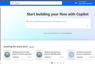 Create a Simple Power Automate Flow Using AI (CoPilot)