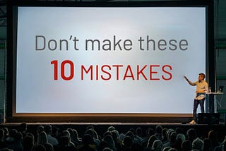 Don’t make these 10 mistakes when designing presentations