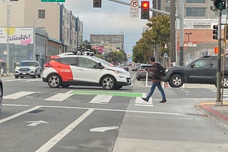 Oppose Autonomous Vehicles on Public Streets that are Non-responsive to Humans.