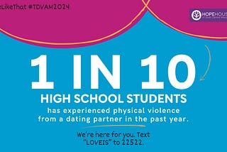#ALoveLikeThat —  Teen Dating Violence Month