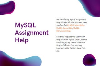 Database Assignment Help | Database Homework Help