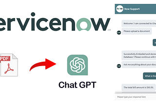 ServiceNow + GenAI : Chat with Your Document Using OpenAI Embeddings & Semantic Search