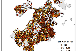 Using Google Street View to map the openness of street canyons of Boston