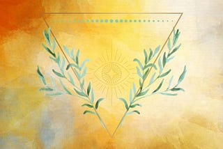 The Eye of Providence surrounded by olive branches — symbolic of a higher power watching over humanity