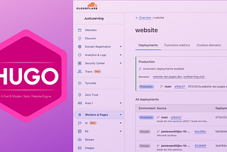 Easy Website Setup with Hugo and Cloudflare