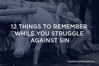 Resisting Sin