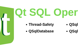 QT SQL Operations