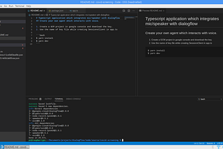 Dialogflow — Detect intent with streaming from mic and output as streaming into speaker —…