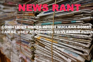 News Rant: Ukraine Should Have Been Let Go