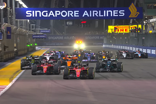 Marina Bay 2023 Singapore Grand Prix Race Start