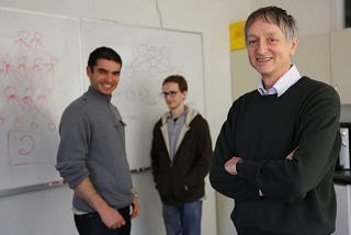 Image of Geoffrey Hinton, Ilya Sutskever, Alex krizhevsky