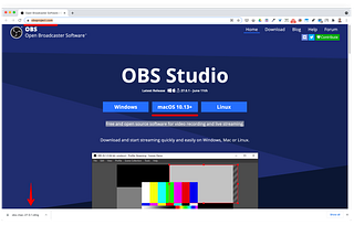 How to setup OBS on MacOS for screen recording