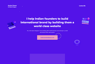 My First Design Portfolio