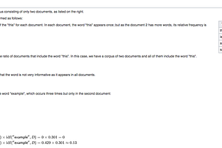 tf-idf basics of information retrieval