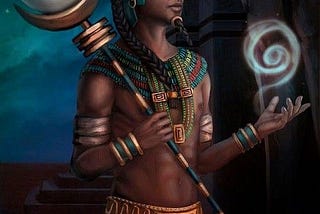 Khonsu, Ancient god of Egypte